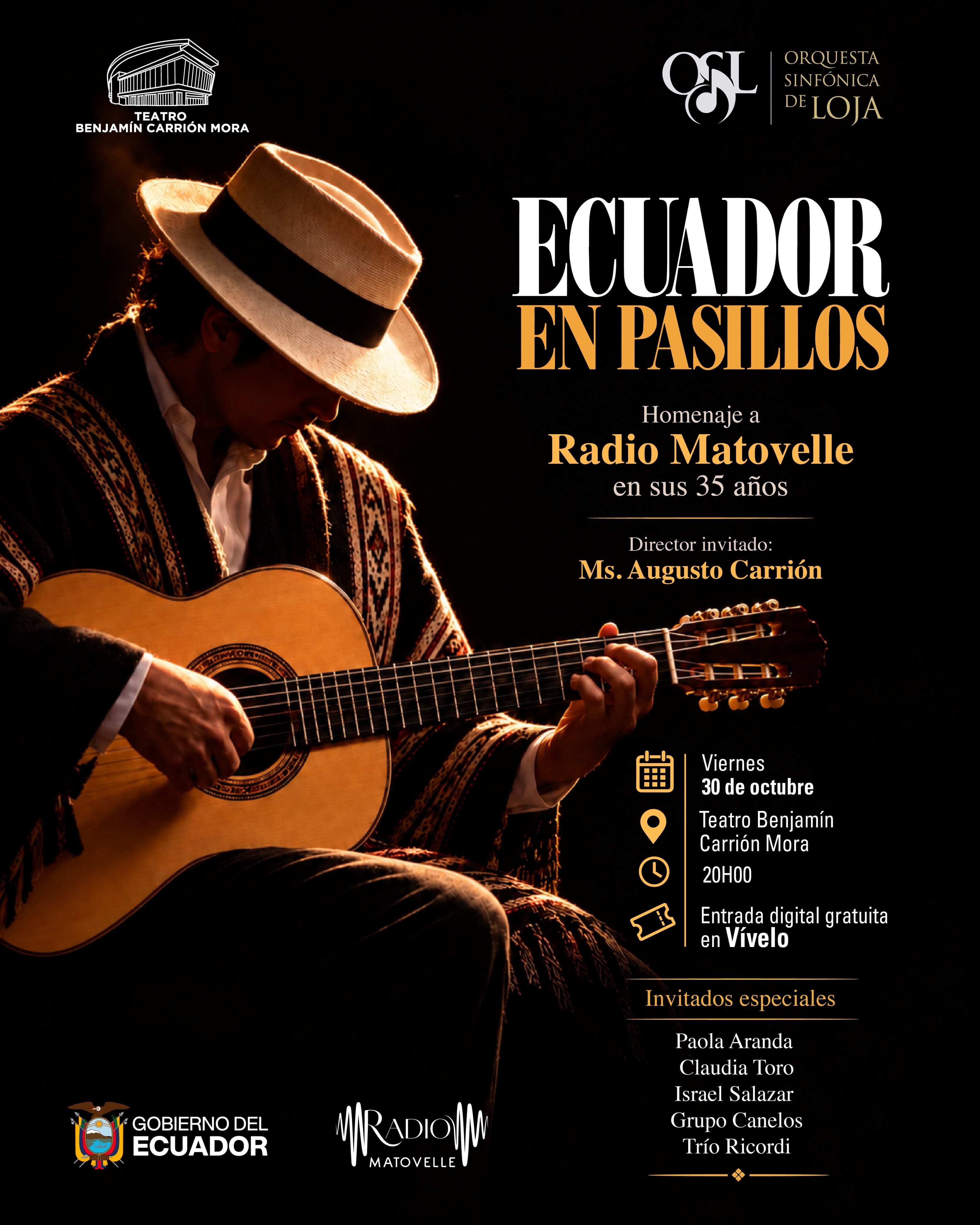 Ecuador en Pasillos: homenaje a Radio Matovelle